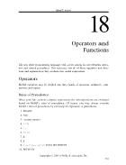 Operators and Functions