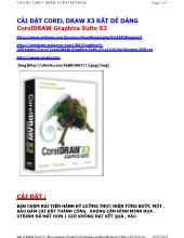 Cài đặt Corel draw X3 rất dễ dàng - Coreldraw graphics suite x3