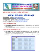 Chỉnh sửa ảnh hàng loạt