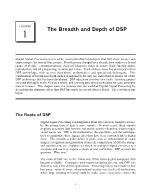 The Breadth and Depth of DSP