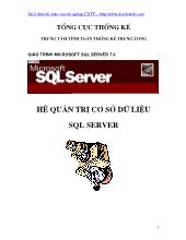 Giáo trình SQL server 7.0
