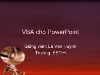 VBA cho Powerpoint