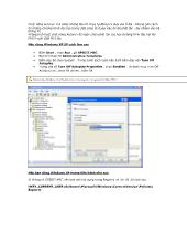 Đề tài Disable Autorun trong Windows XP sản phẩm và XP Home