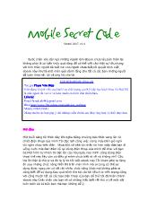 Mobile Secret Code