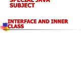 Special java subject - Part 3
