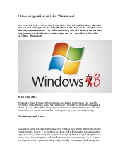 Đề tài 7 tính năng mới sẽ có trên Windows 8