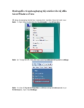 Đề tài Hướng dẫn tăng dung lượng bộ nhớ ảo trên hệ điều hành Windows Vista