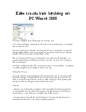 Đề tài Kiểm tra cấu hình hệ thống với PC Wizard 2008