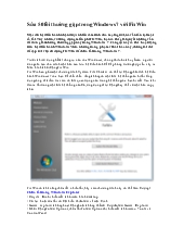 Đề tài Sửa 50 lỗi thường gặp trong Windows 7 với FixWin