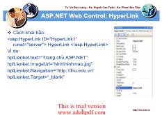 Asp.net web control: hyperlink