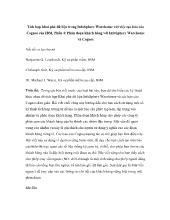 Đề tài Tích hợp khai phá dữ liệu trong InfoSphere Warehouse với việc tạo Cognos của IBM - Phần 4: Phân đoạn khách hàng với InfoSphere Warehouse và Cognos