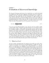 Evaluation of discovered knowledge