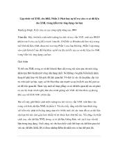 Lập trình với XML cho DB2 - Phần 2 Phát huy sự hỗ trợ của cơ sở dữ liệu cho XML trong kiến trúc ứng dụng của bạn