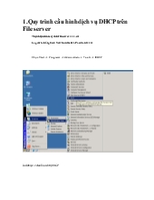 Tài liệu về cách cấu hình HDCP trên File server