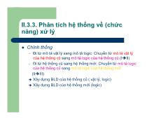 Đề tài Phân tích hệ thống về (chức năng) xử lý