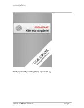 Oracle - Kiến trúc và quản trị