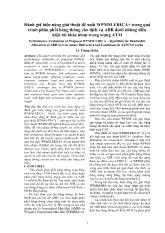 Đánh giá hiệu năng giải thuật đề xuất WPMM - ERICA +  trong quá trình phân phối băng thông cho dịch vụ ABR dưới những điều kiện tải khác nhau trong mạng ATM