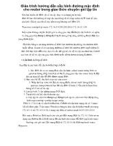 Đề tài Cấu hình đường mặc định cho router chuyển gói đi