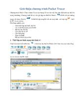 Giới thiệu chương trình Packet Trecer