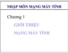 Giới thiệu mạng máy tính