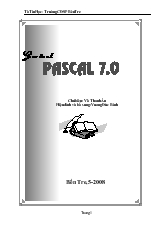 Giáo trình Pascal 7.0