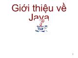 Giới thiệu về Java