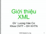 Giới thiệu XML