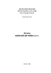 Ngôn ngữ lập trình C và C++