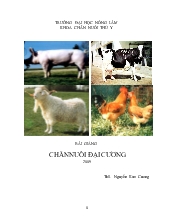 Chăn nuôi đại cương - Đại cương về ngành chăn nuôi