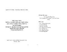 Cuốn sách Việt Nam – WTO, những cam kết liên quan đến nông dân, nông nghiệp, nông thôn và doanh nghiệp