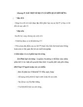 Đặc điểm một số bộ côn trùng có liên quan đến rừng