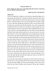 Đề tài Nghiên cứu chính sách và giải pháp phát triển kinh tế tư nhân trong lĩnh vực chế biến và tiêu thụ rau quả