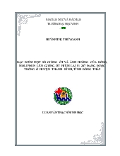 Luận văn Đặc điểm một số giống ớt và ảnh hưởng của đồng, molipđen lên giống ớt hiểm lai f1 207 đang được trồng ở huyện thanh bình, tỉnh Đồng Tháp