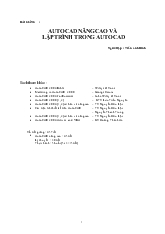 Sách hướng dẫn học autocad2007 từ đơn giản tới nâng cao