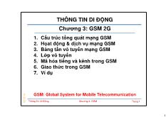 Thông tin di động GSM 2G