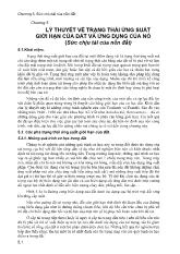 Lý thuyết về trạng thái ứng suất giới hạn của đất và ứng dụng của nó