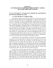 Quy hoạch tổng thể phát triển kinh tế - Xã hội quận liên chiểu đến năm 2020