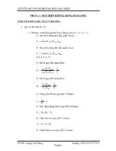 Bài tập bộ môn máy điện - Máy điện không đồng bộ 3 pha