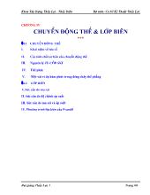 Giáo trình cơ sở kỹ thuật thủy lợi - Chương 4