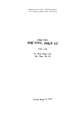 Giáo trình phương pháp số