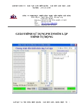 Giáo trình sử dụng phần mềm lập trình tự động
