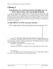 Ảnh hưởng của nội trở nguồn tín hiệu (r ) và tổng trở tải (rl) lên mạch khuếch đại