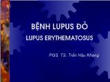 Bài giảng: Bệnh lupus đỏ