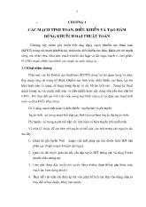 Các mạch tính toán, điều khiển và tạo hàm dùng khuếch đại thuật toán