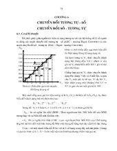 Chuyển đổi tương tự - Số chuyển đổi số - Tương tự