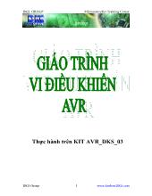 Giáo trình vi điều khiển AVR