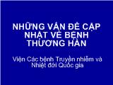 Những vấn đề cập nhật về bệnh thương hàn