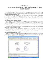 Autocad - Chương 11: Phương pháp vẽ hình chiếu vuông góc và hình chiếu trục đo
