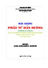 Bài giảng phần tử dẫn hướng