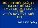 Bài giảng thiếu máu cục bộ cơ tim mãn tính